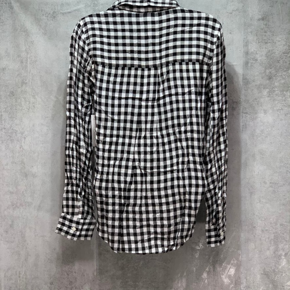 Abound Black/White Annet Check Weekend Tie Front - Picture 4 of 10